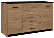 Скрин ТAYLER дъб крафт/черен