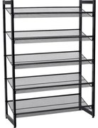 Шкаф за обувки ALVORO, черен