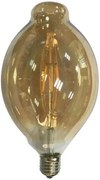 Лампа LED Filament E27 Plovi 6W 2700K Dimmable Amber