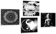 Комплект картини – Фън Шуй в черно-бяло