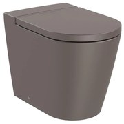 Тоалетна чиния Roca A347526660 ROUND, стояща, долепена до стената, двойно оттичане, Rimless, 37x56x44см