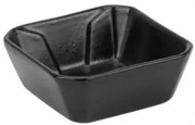 Horecano - Street Food-Купа квадрат 8.3x8.3xh3.2cm BLACK (79880TA) - 015255