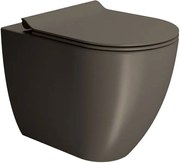 Мивка Pura/55 Swirlflush с капак Super Slim MS86SC GSI-Тъмно кафяво
