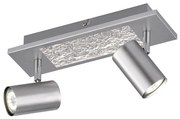Wofi 11590 - LED точково осветително тяло BALI 2xGU10/5W/230V + LED/4,5W/230V