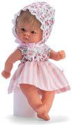 Asi - Bomboncin, Кукла-бебе Чикита, с шапка на цветя и дантели 0116400