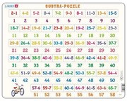 Larsen - Пъзел: Образователен – Математически, Изваждане – 81 части, голям