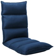 325239 vidaXL Сгъваем подов стол, син, текстил