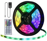 Aigostar - LED RGB Димируема екстериорна лента 5м LED/24W/12/230V IP65 + д.у.