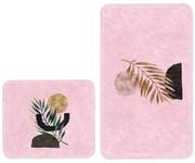 Розови килими за баня в комплект 2 бр. 60x100 cm – Mila Home