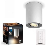 Philips - LED Димируем спот Hue PILLAR 1xGU10/4,2W/230V + д.у. бял