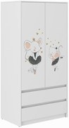 Детски гардероб с дизайн на мишле – 180 × 55 × 90 cm