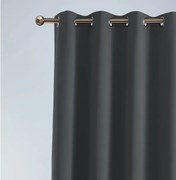 Тъмно сиво единично перде 140x260 cm