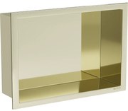 Mexen X-Wall-R стелаж за вграждане с корни 30 x 20 см, златен - 1950302010