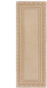 Ръчно изработена вълнена пътека естествена 80x230 cm Lois Scallop – Flair Rugs