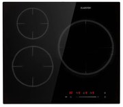 Klarstein Delicatessa 3, индукционен котлон, 3 зони, 5800 W, керамична повърхност, черна