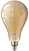 LED Демируема крушка VINTAGE Philips A160 E27/6,5W/230V 2000K
