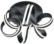 Черно LED осветително тяло за таван Carrera – Trio