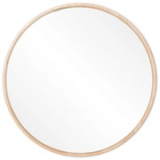 Стенно огледало с рамка от масивен дъб , ⌀ 32 cm Look - Gazzda