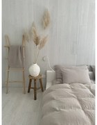 Бежово двойно муселиново спално бельо 200x200 cm Plain Muslin – Butter Kings