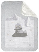 KIKKA BOO Меко зимно одеяло с шерпа 110/140 см. SEALLY ME СИВ
