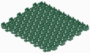 Екологична настилка PP TERRA Dark Green 580x510 mm, тъмно зелен