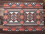 Ленена подложка за маса с етно мотиви /D010047/