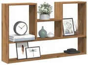 853244 vidaXL Стенен рафт, дъб артизан, 99x15x60 см, инженерно дърво