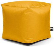Жълт детски пуф Cube M – So Soft?