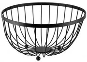 Horecano - Метална фруктиера /купа кръгла ф25xh14см черна CHARM-(HC-981670) (232028)