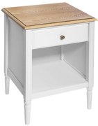 Нощно шкафче atmosphera Solen, 61 cm, Бял