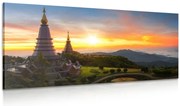Картина на платно – Сутрешен изгрев над Тайланд