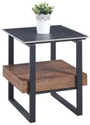 Помощна холна маса SALA - орех / черно