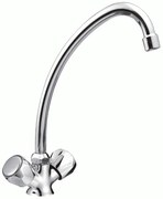 Смесител за кухня КЛИЕР ICF 7009838C M7119, месингов, хром