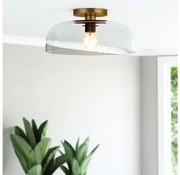 Alora Mood ALM-SYLVIA-SF-BG-CL - Таванно осветително тяло SYLVIA 1xE27/60W/230V златно