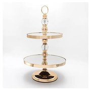 Декоративен поднос 50x30 см златист