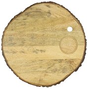 Horecano - Дървена дъска за презентация кръгла ORGANIC ф32xh2см ALAS-(SWRS-130621-B5М) (mango wood)