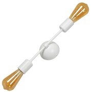 Аплик КРОС, бял, 2xE27