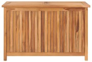 315380 vidaXL Градински сандък за съхранение, 90x50x58 см, тик масив