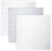 LORELLI Classic Памучна пелена 3 бр. 80/80 см. GREY MIX