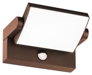 Ideal Lux -LED Екстериорен аплик със сензор SWIPE LED/21W/230V CRI 90 IP54 кафяв