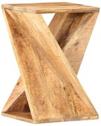 286183 vidaXL Странична маса, 35x35x55 см, мангово дърво масив