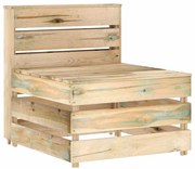 316200 vidaXL Градински палетен среден диван, импрегнирано борово дърво