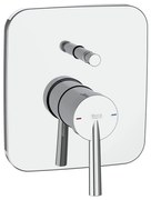 Семсител за вграждане A5A0B6DC00, Roca, за вана - душ, хром, 16х18см