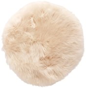 Възглавница за стол от овча кожа ø 38 cm Prim – Hübsch