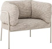 Сиво-бежово кресло Karel – Bloomingville