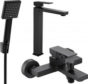 Mexen Uno R45 комплект за вана, черен - 71413R45-70