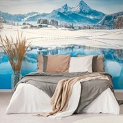 Фототапет – Снежен пейзаж в Алпите
