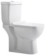 Моноблок ICC 8036P PP RIMLESS, седалка и капак, порцелан, бял, 82x64x35см