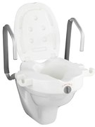 WENKO 20924100-Тоалетна седалка SECURA 55x47,5 см бяла/сребриста