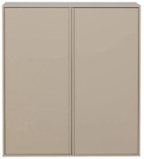 Кремав модулен шкаф от борова дървесина 100x110 cm Daily - vtwonen